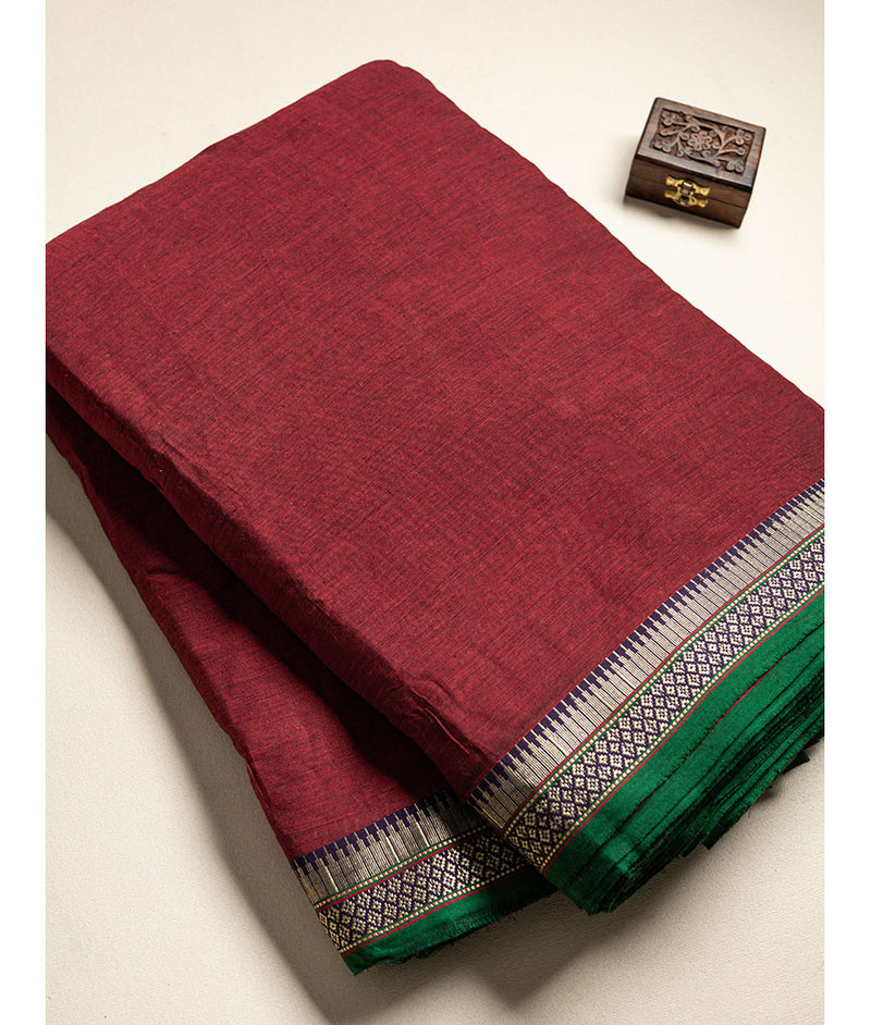 Cotton woven double-sided border fabric