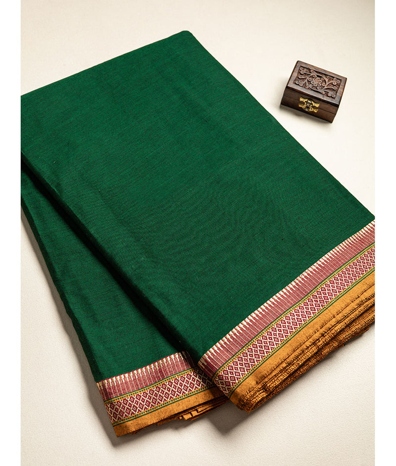 Cotton woven double-sided border fabric
