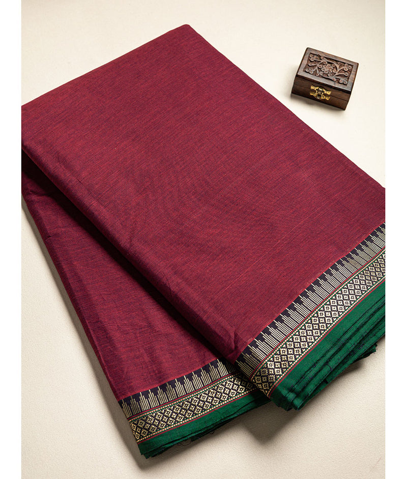 Cotton woven double-sided border fabric