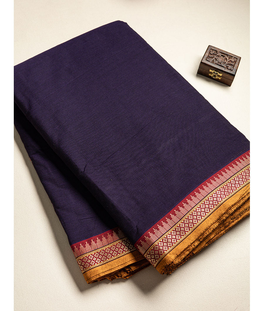 Cotton woven double-sided border fabric