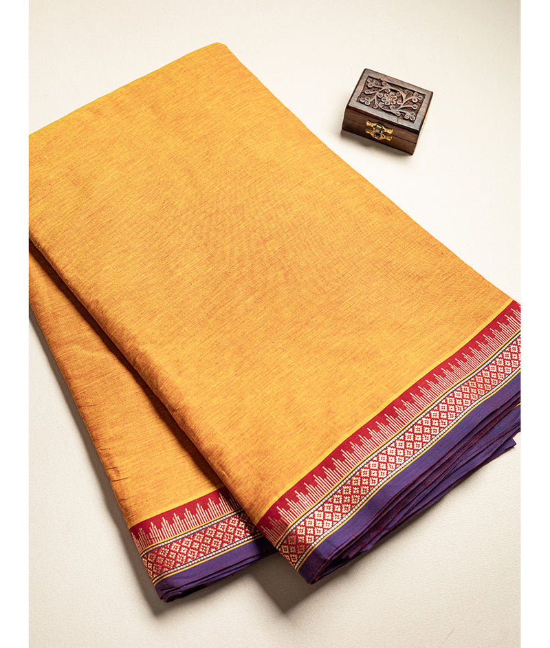 Cotton woven double-sided border fabric