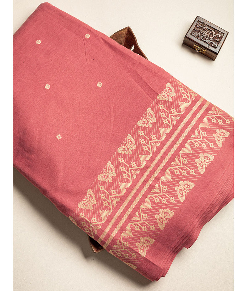 Cotton Jamdhani woven fabric