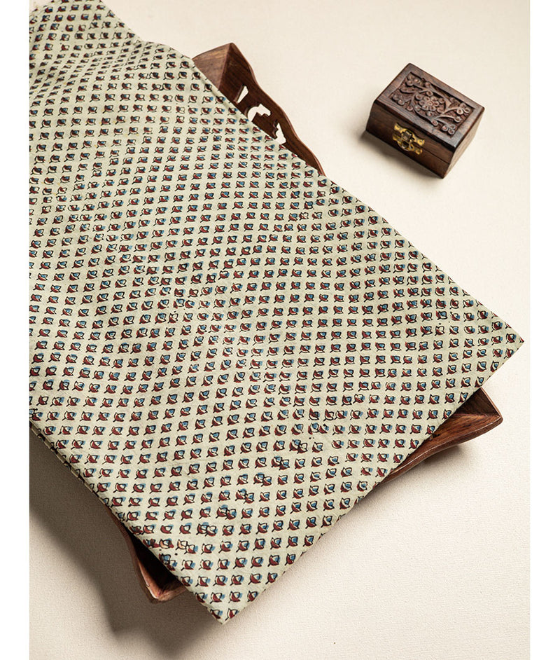 COTTON MUL AJRAKH FABRIC