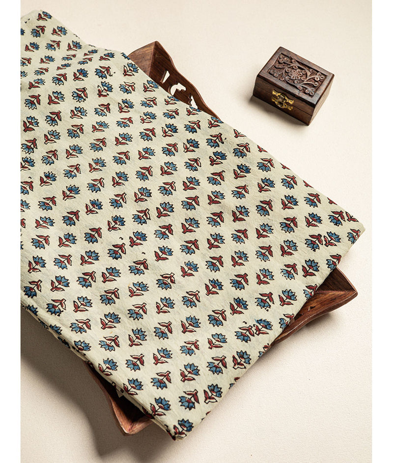 COTTON MUL AJRAKH FABRIC