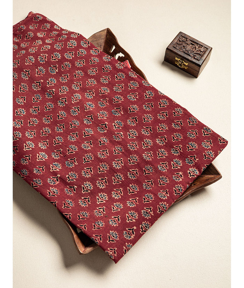 COTTON MUL AJRAKH FABRIC