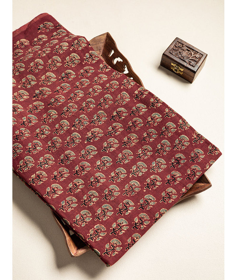 COTTON MUL AJRAKH FABRIC