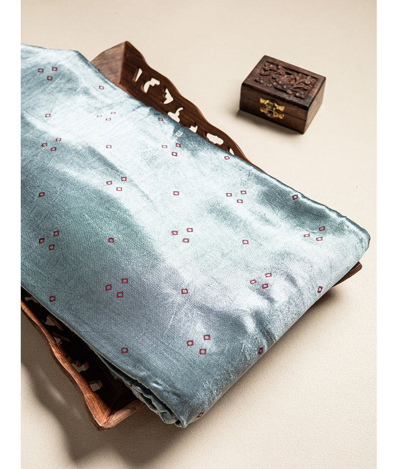 Pure Mashru Bandhani fabric