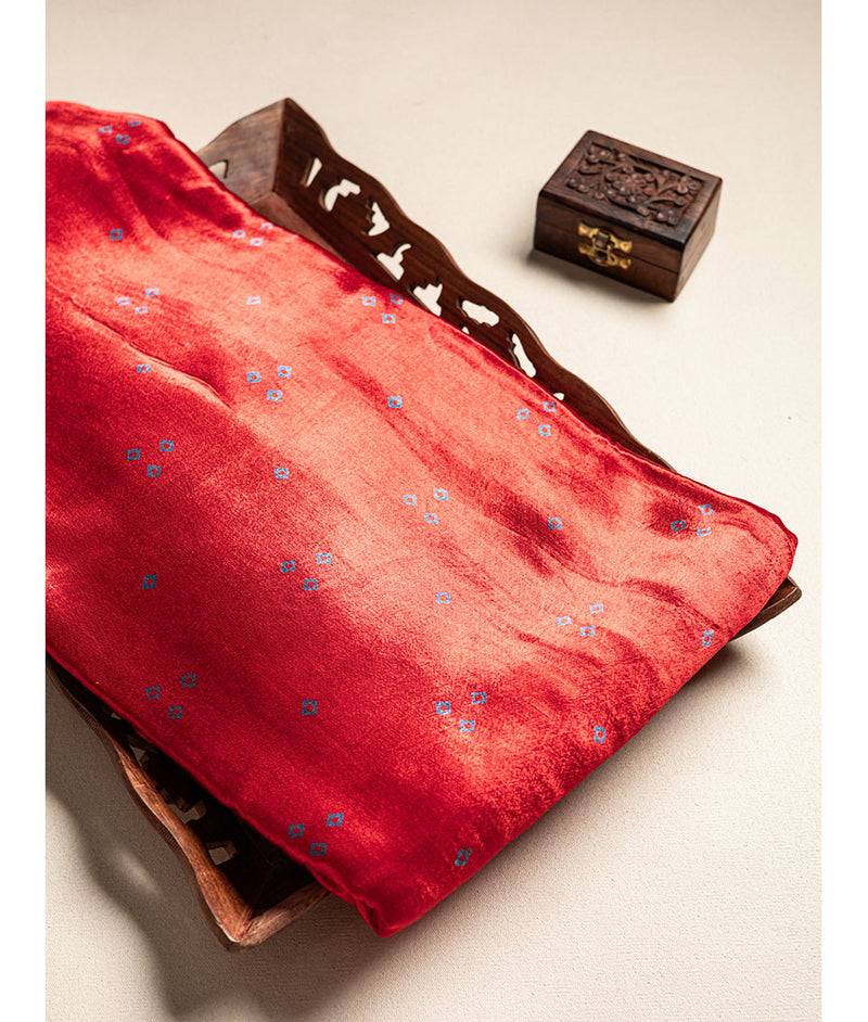 Pure Mashru Bandhani fabric