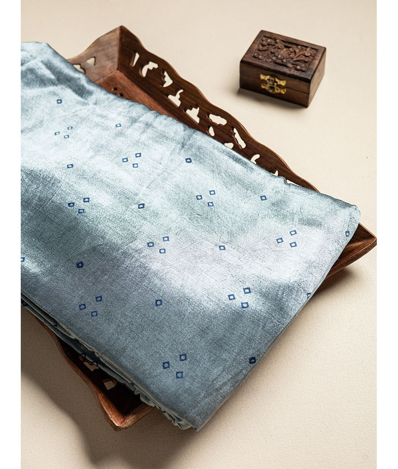 Pure Mashru Bandhani fabric