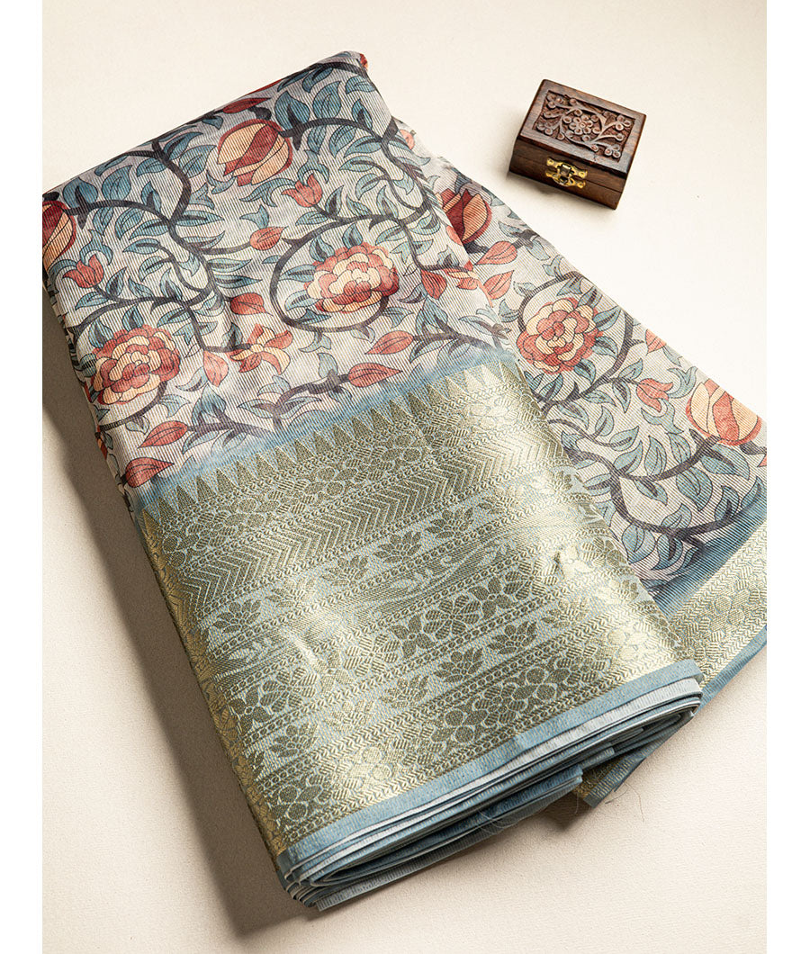 Tissue Temple border fabric