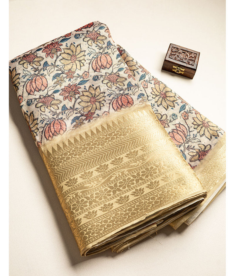 Tissue Temple border fabric