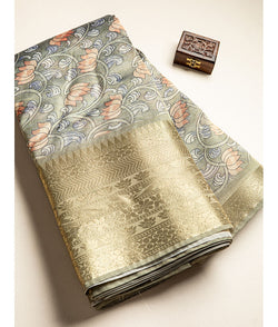 Tissue Temple border fabric