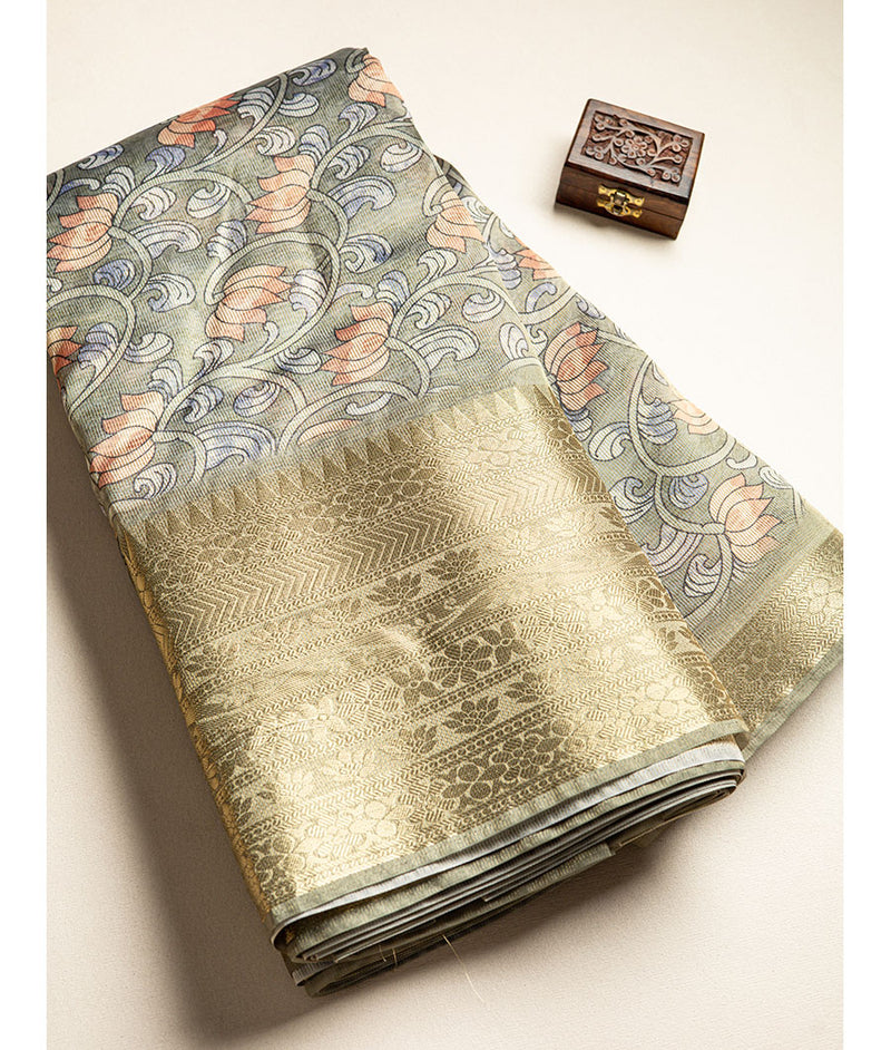 Tissue Temple border fabric