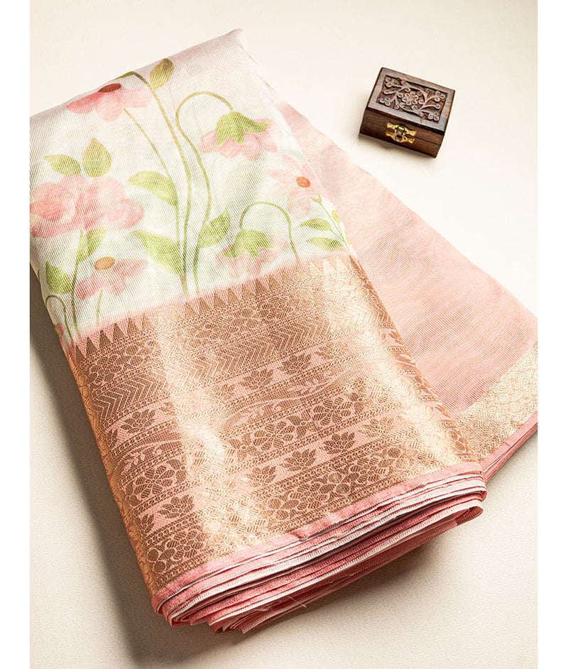 Tissue Temple border fabric