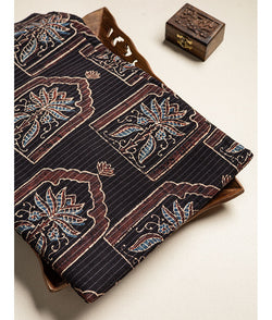 COTTON KANTHA AJRAKH FABRIC