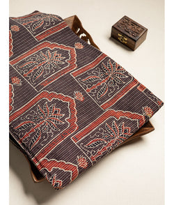 COTTON KANTHA AJRAKH FABRIC