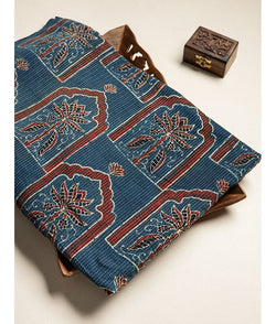 COTTON KANTHA AJRAKH FABRIC