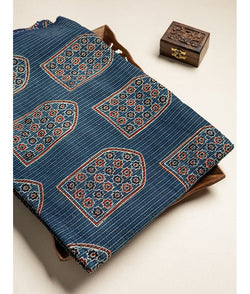 COTTON KANTHA AJRAKH FABRIC