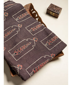 COTTON KANTHA AJRAKH FABRIC