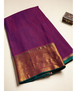 Handloom Cotton Narayanpet Zari Border Fabric