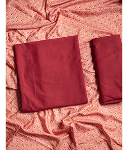 Malai cotton with muslin dupatta