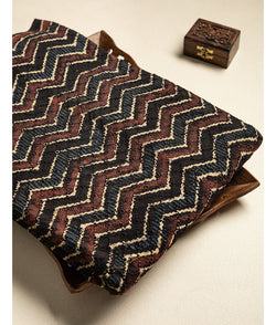 Cotton Ajrakh hakoba fabric