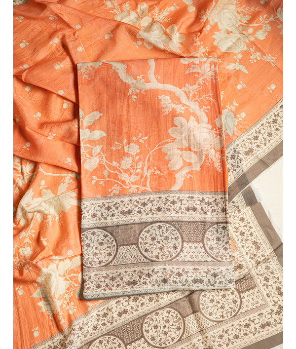 Pure malai chanderi suit set