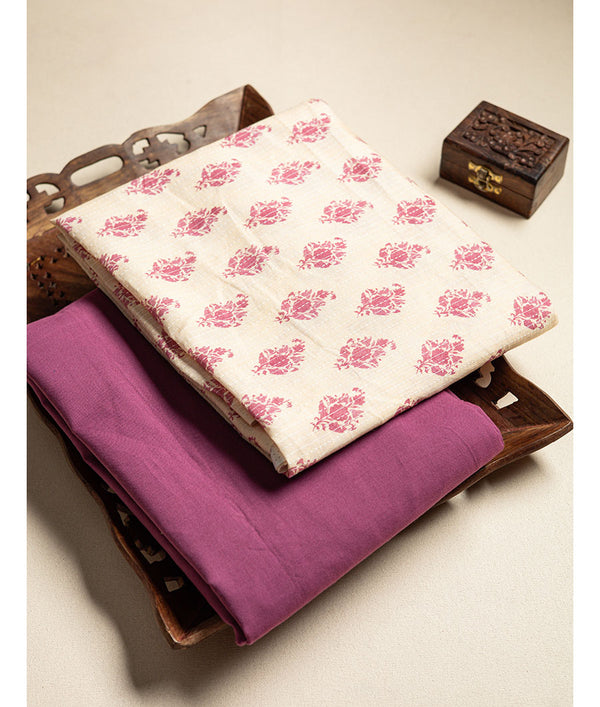 Cotton kantha mix and match