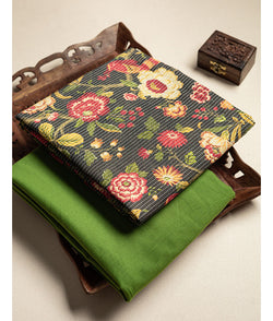 Cotton kantha mix and match