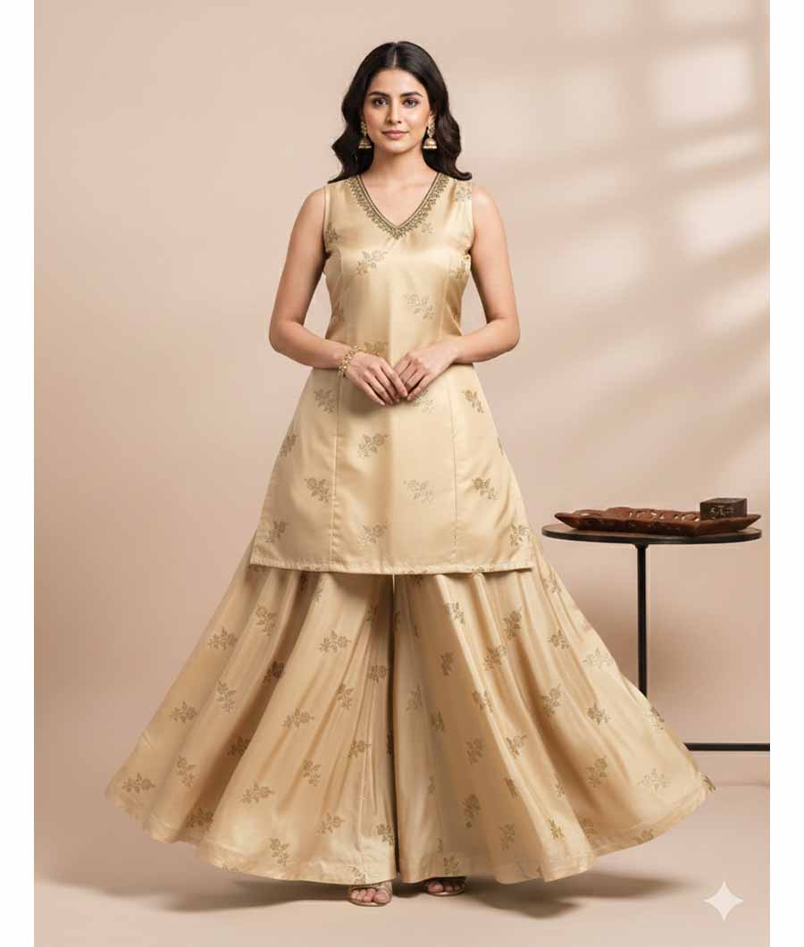 SATIN SILK BANARSI FABRIC