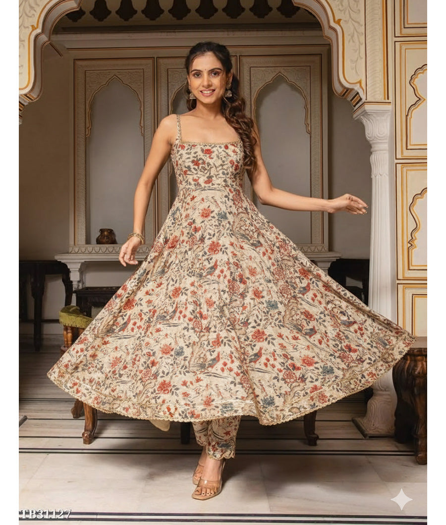 GULBAHAAR - PURE MOGRA CHANDERI SILK FABRICS