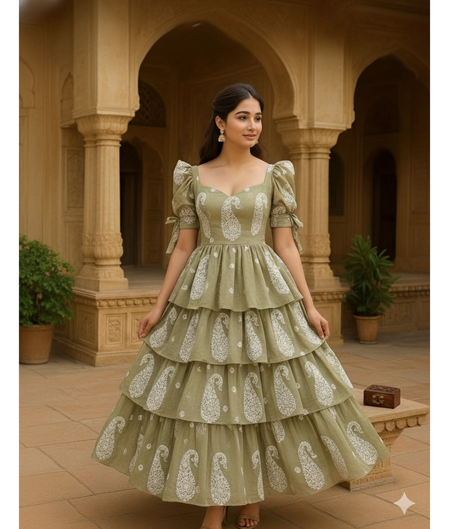 PURE MALAI CHANDERI FABRIC