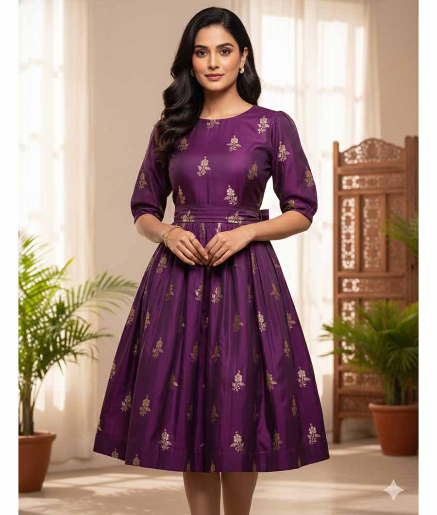 SATIN SILK BANARSI FABRIC