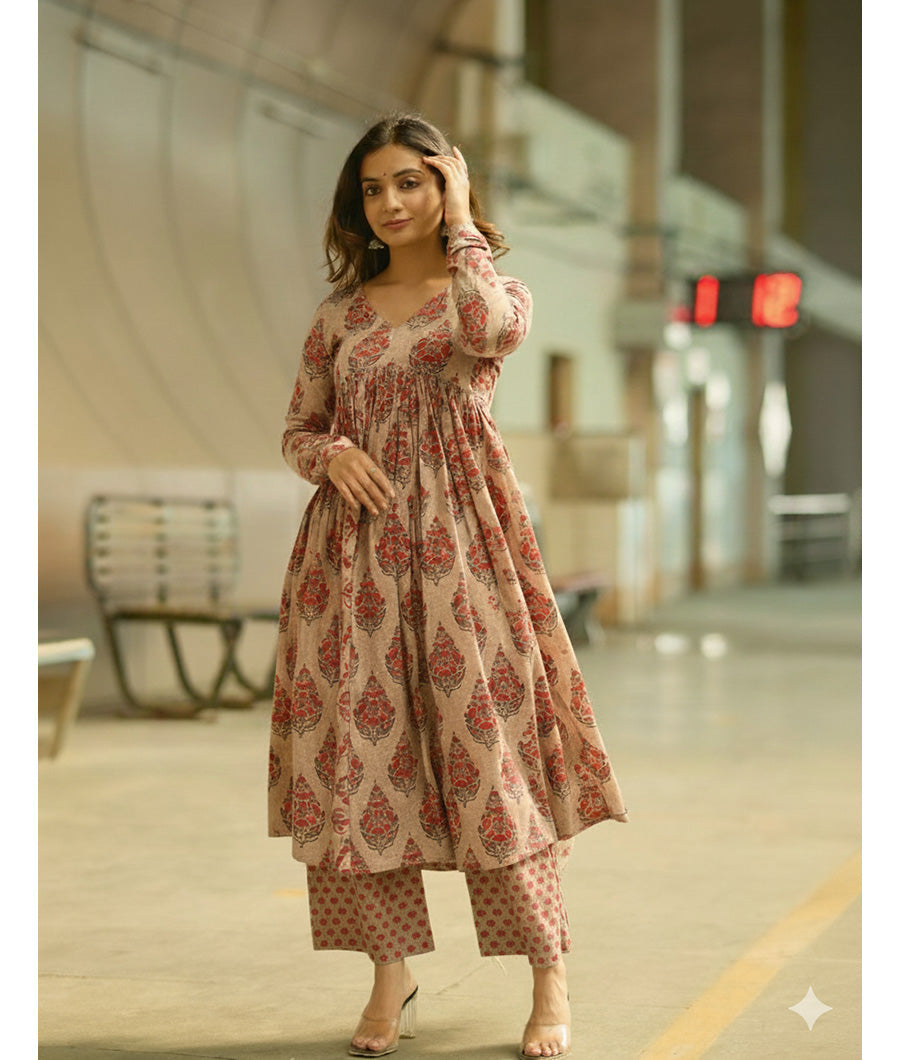 GULBAHAAR - PURE MOGRA CHANDERI SILK MIX & MATCH