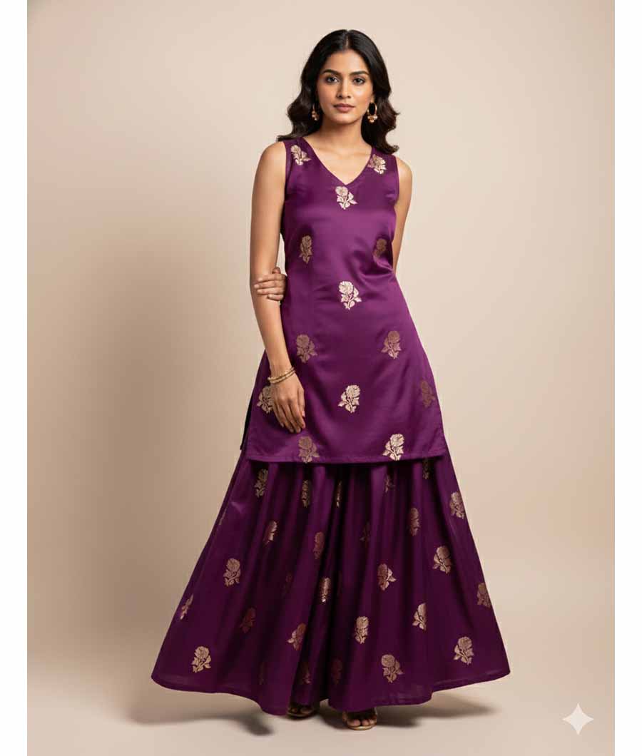 SATIN SILK BANARSI FABRIC