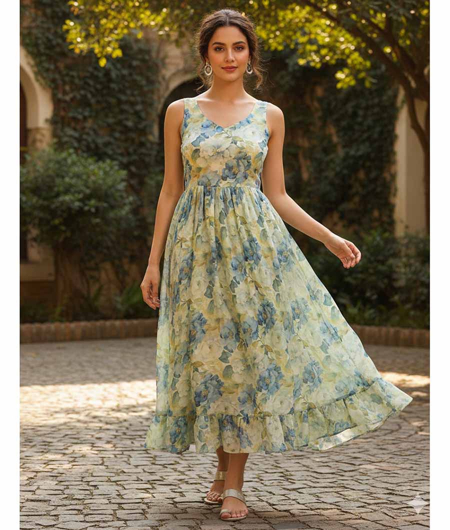 PURE CHIFFON DIGITAL PRINTED FABRIC