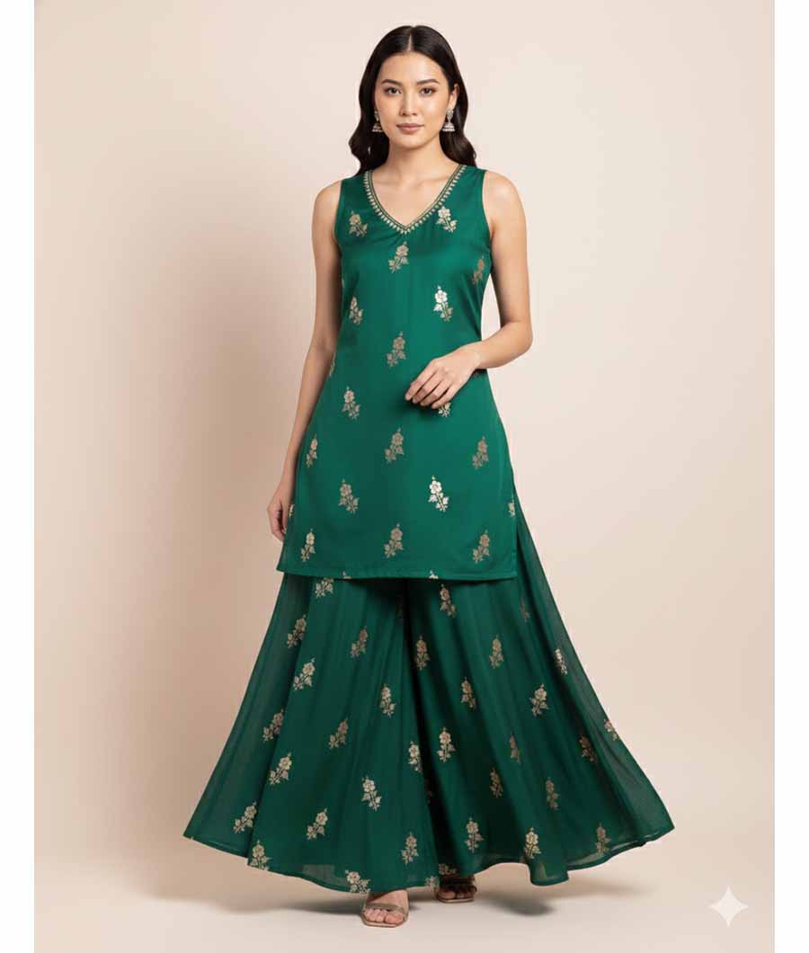 SATIN SILK BANARSI FABRIC