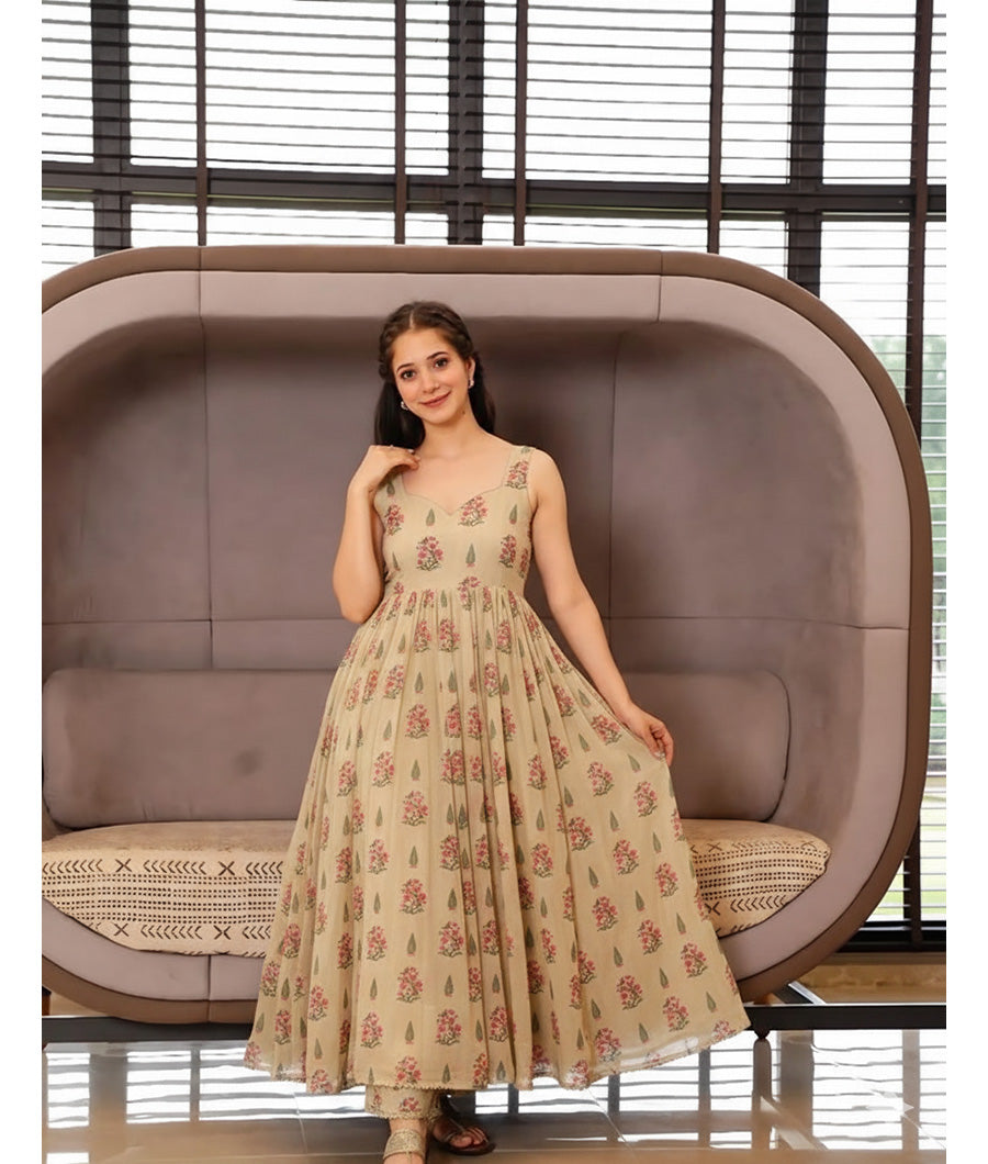 GULBAHAAR - PURE MOGRA CHANDERI SILK FABRICS