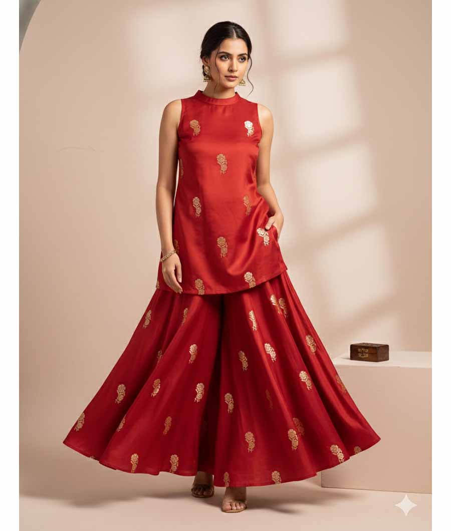 SATIN SILK BANARSI FABRIC