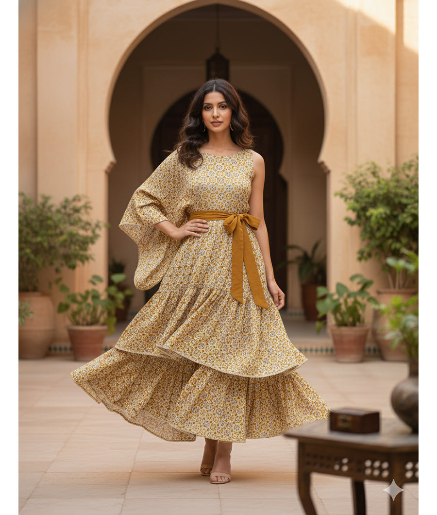 COTTON HANDBLOCK KALAMKARI FABRIC