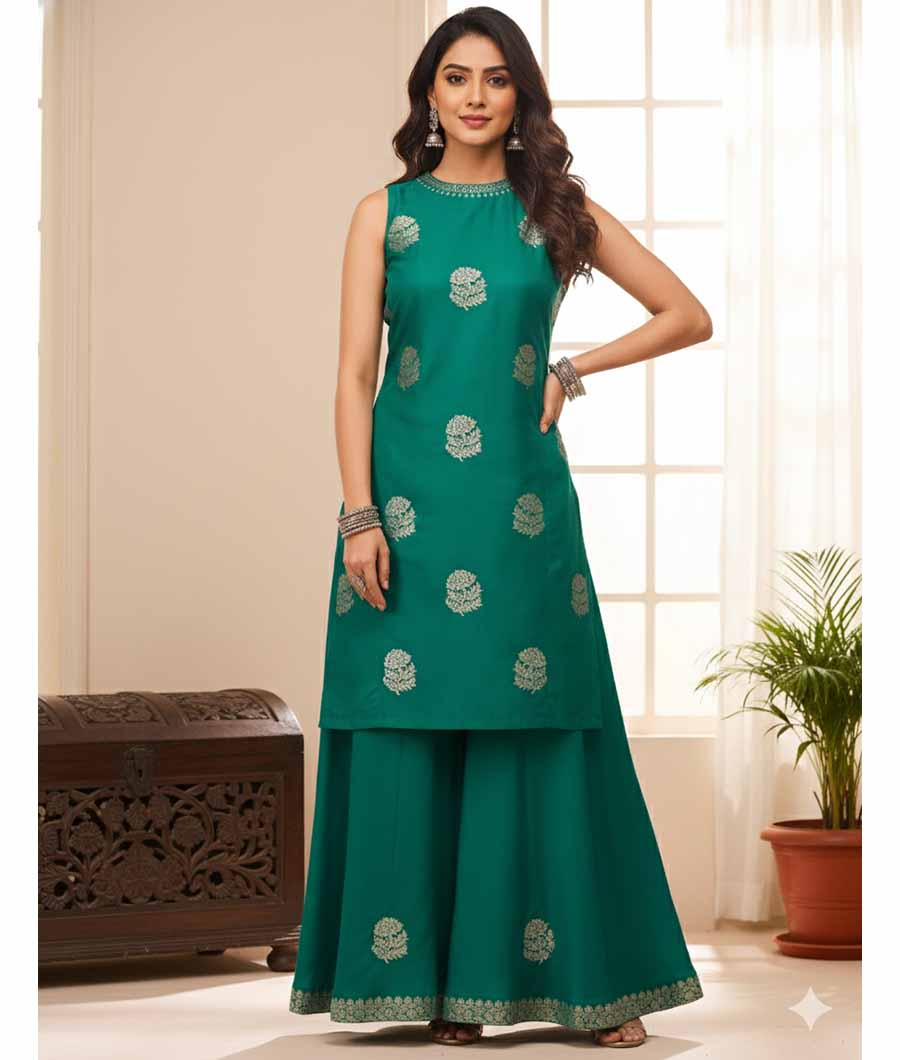 SATIN SILK BANARSI FABRIC