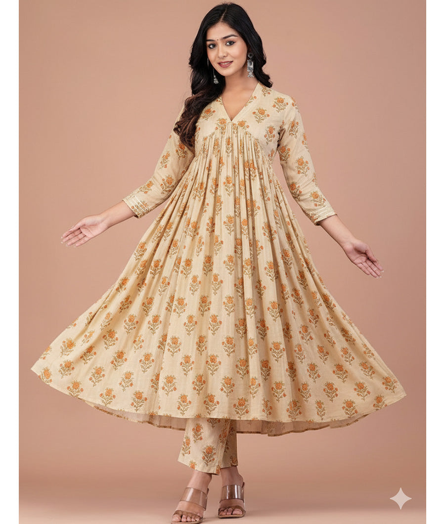 GULBAHAAR - PURE MOGRA CHANDERI SILK FABRICS