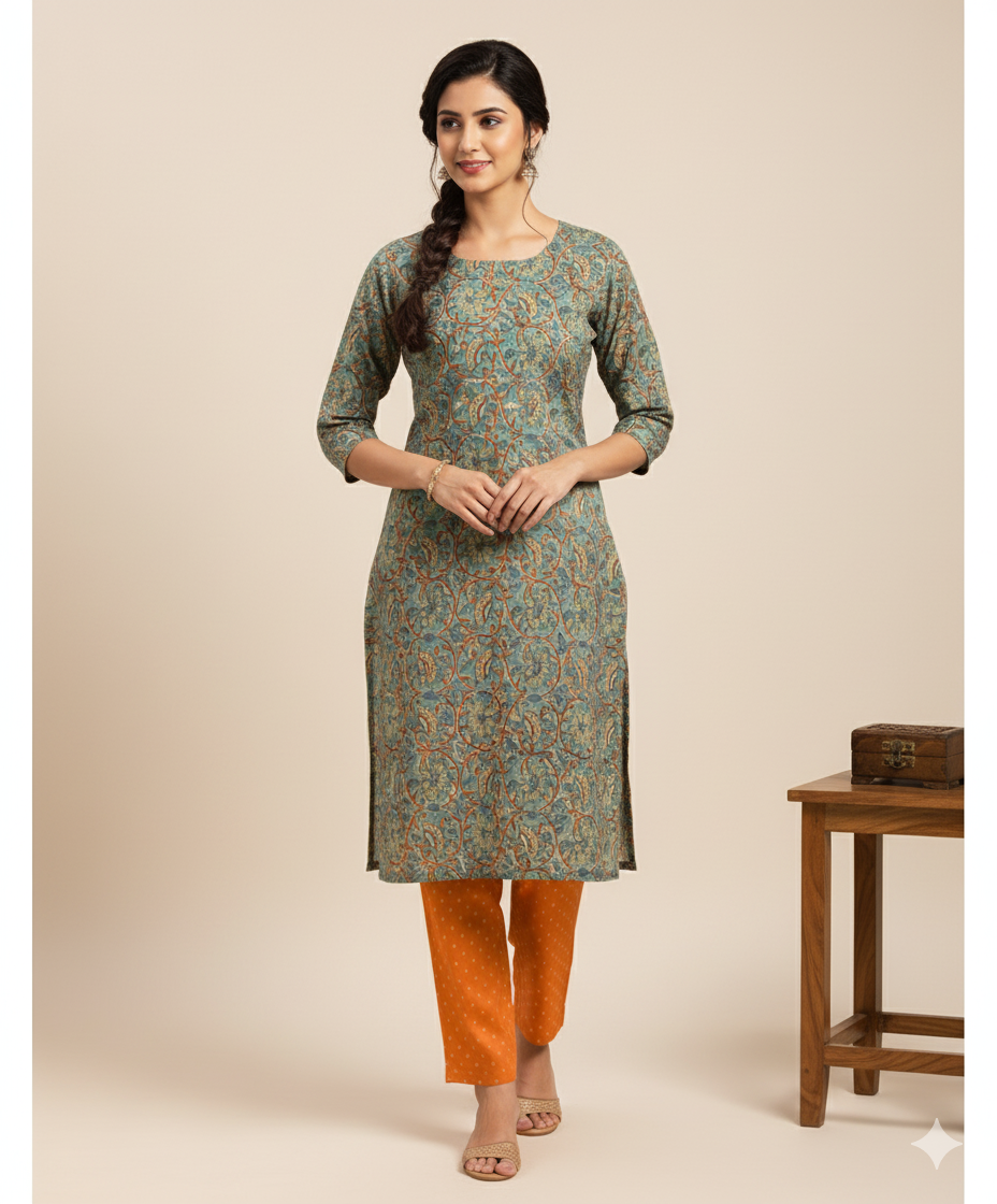 COTTON HANDBLOCK WITH WOVEN MIX & MATCH