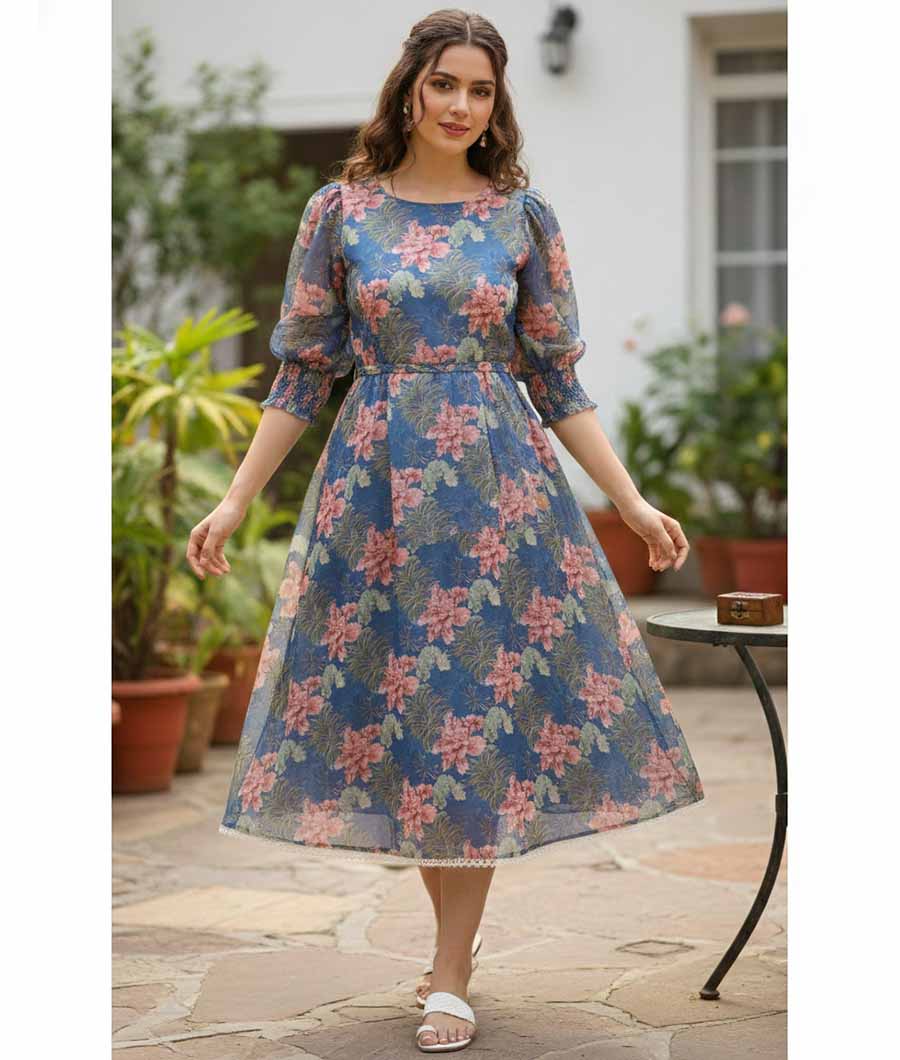 PURE CHIFFON DIGITAL PRINTED FABRIC