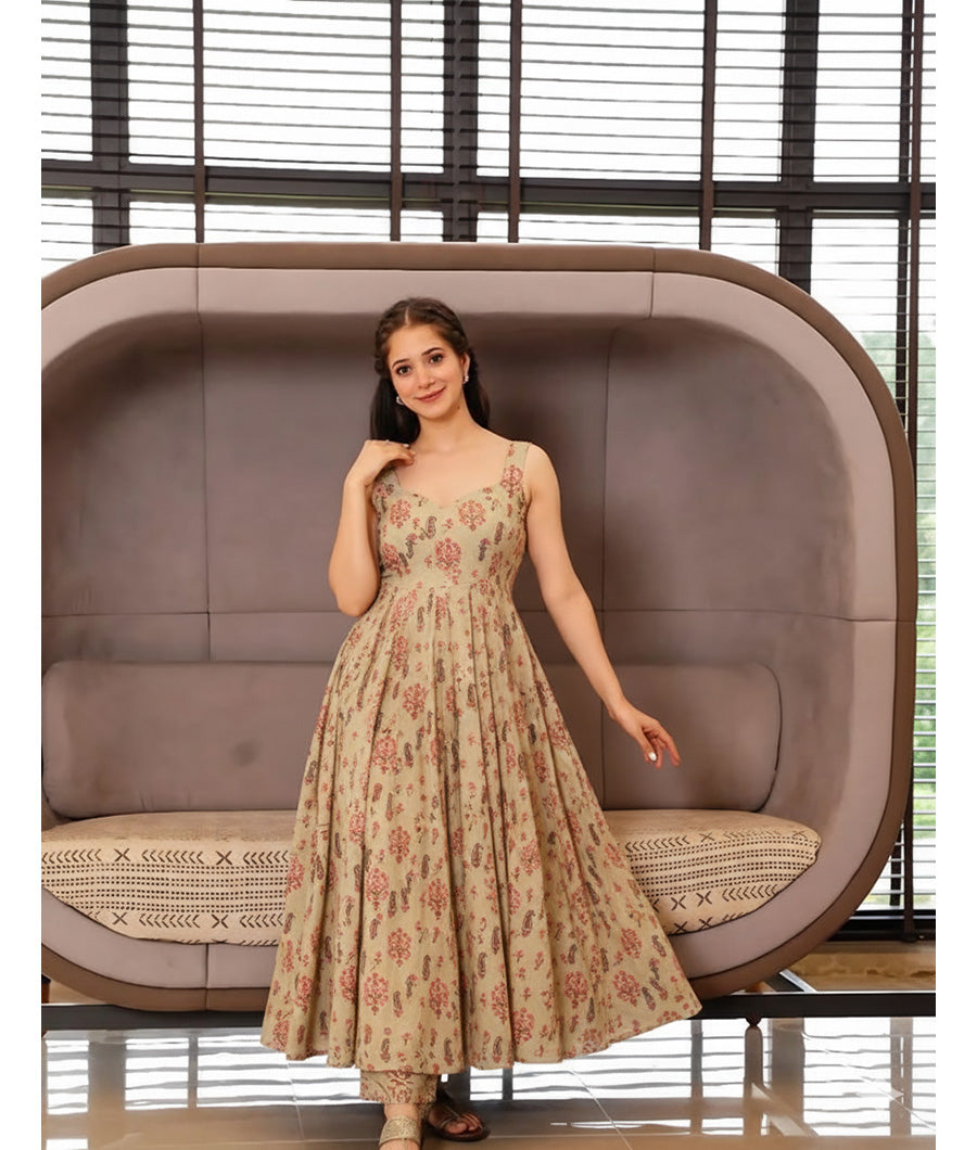 GULBAHAAR - PURE MOGRA CHANDERI SILK MIX & MATCH