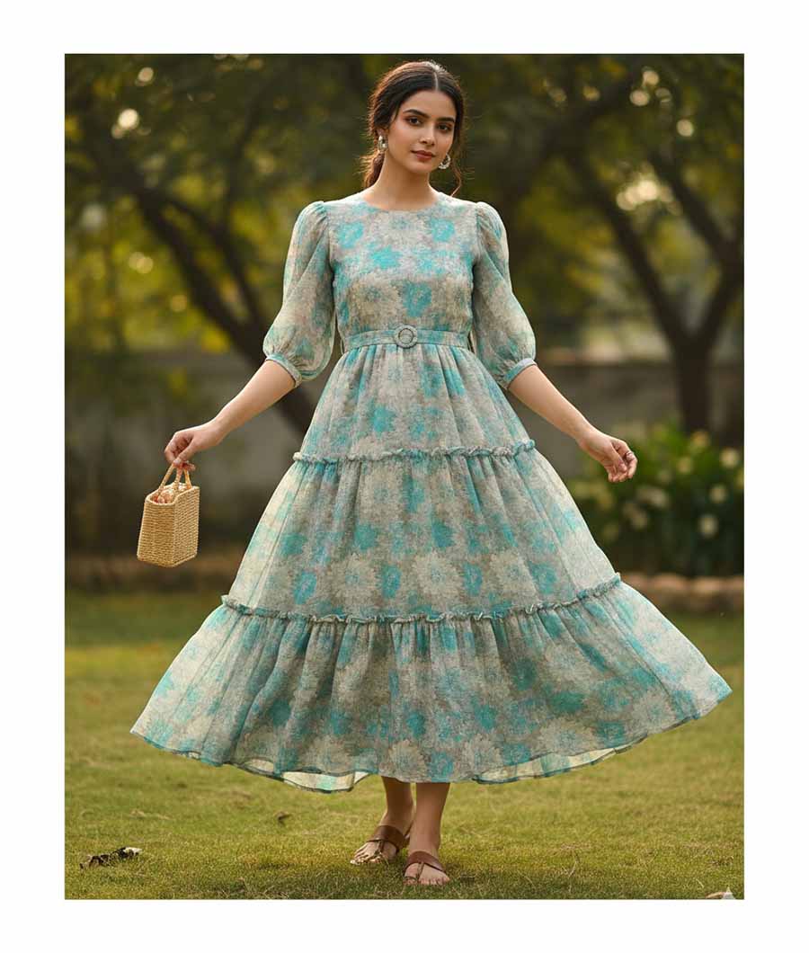 PURE CHIFFON DIGITAL PRINTED FABRIC