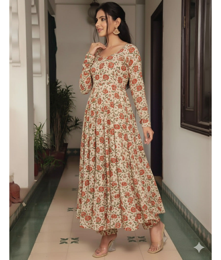 GULBAHAAR - PURE MOGRA CHANDERI SILK MIX & MATCH