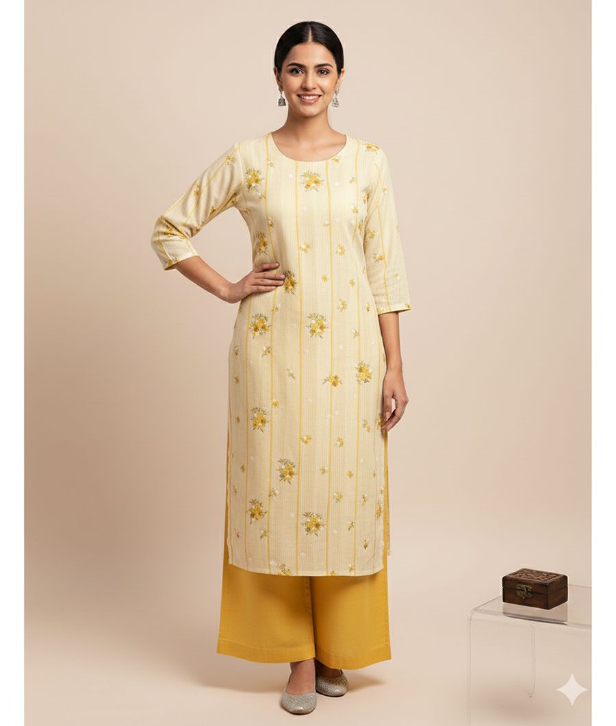 PURE MUL COTTON EMBROIDERED FABRIC