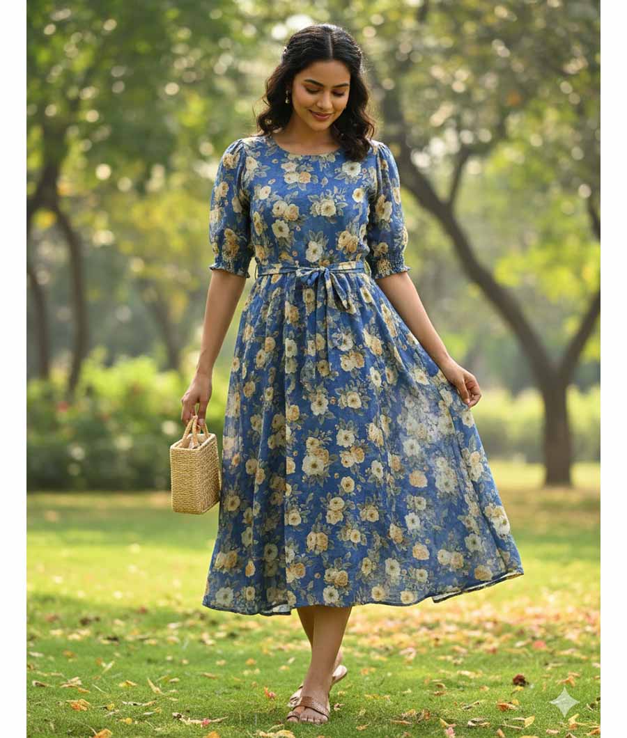 PURE CHIFFON DIGITAL PRINTED FABRIC