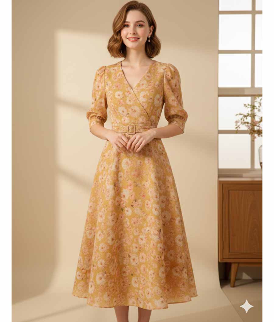 PURE CHIFFON DIGITAL PRINTED FABRIC